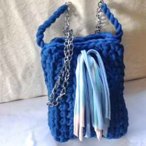 Blue Hand bag